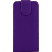 Funda Mooster LG Optimus Nexus 5 lila de piel slim