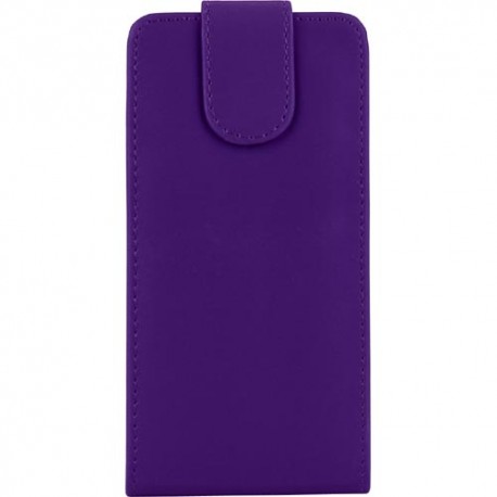 Funda Mooster LG Optimus Nexus 5 lila de piel slim