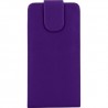 Funda Mooster LG Optimus Nexus 5 lila de piel slim