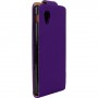 Funda Mooster LG Optimus Nexus 5 lila de piel slim