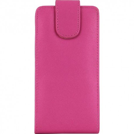 Funda Mooster LG Optimus Nexus 5 fucsia de piel slim