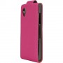 Funda Mooster LG Optimus Nexus 5 fucsia de piel slim