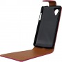 Funda Mooster LG Optimus Nexus 5 fucsia de piel slim