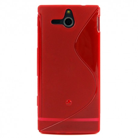 Funda Mooster Sony Xperia U  ST25I roja tpu