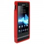 Funda Mooster Sony Xperia U  ST25I roja tpu