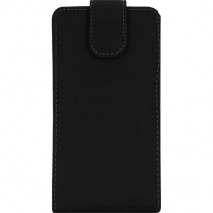 Funda Mooster Sony Xperia C negra de piel slim