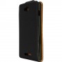Funda Mooster Sony Xperia C negra de piel slim