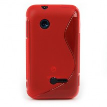Funda Mooster Sony Xperia tipo ST21I roja tpu