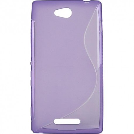 Funda Mooster Sony Xperia C lila tpu