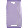 Funda Mooster Sony Xperia C lila tpu