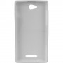 Funda Mooster Sony Xperia C blanca tpu