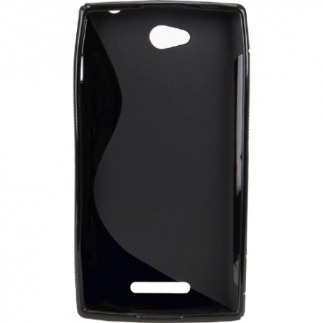 Funda Mooster Sony Xperia C negra tpu