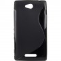 Funda Mooster Sony Xperia C negra tpu
