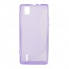 Funda Mooster Huawei Ascend P2 lila tpu