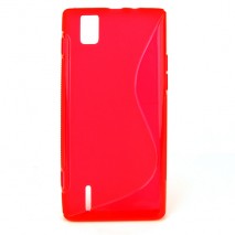 Funda Mooster Huawei Ascend P2 roja tpu