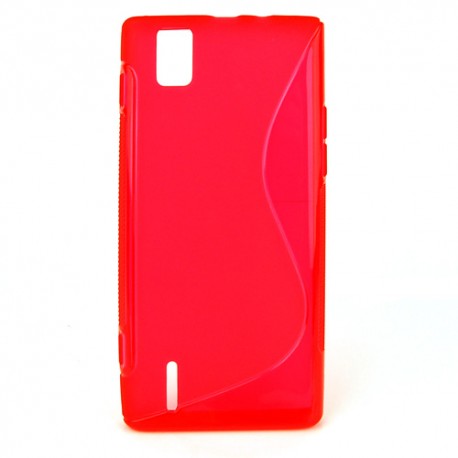 Funda Mooster Huawei Ascend P2 roja tpu