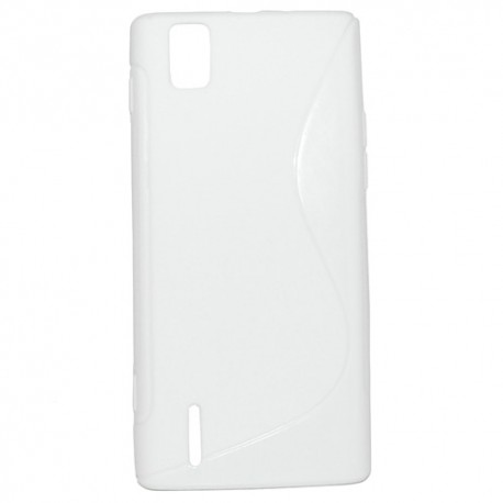 Funda Mooster Huawei Ascend P2 blanca tpu