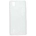 Funda Mooster Huawei Ascend P2 blanca tpu