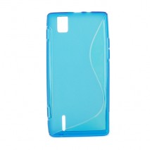 Funda Mooster Huawei Ascend P2 azul tpu