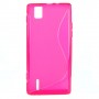 Funda Mooster Huawei Ascend P2 fucsia tpu