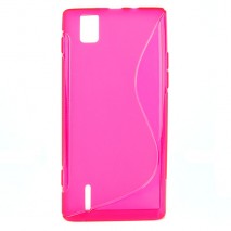 Funda Mooster Huawei Ascend P2 fucsia tpu