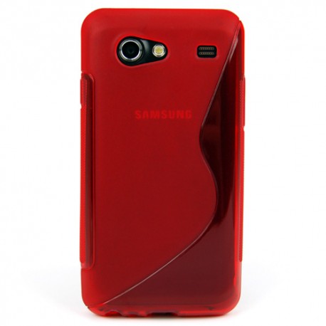 Funda Mooster Samsung i9070 Galaxy S Advance roja tpu