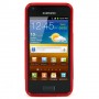 Funda Mooster Samsung i9070 Galaxy S Advance roja tpu