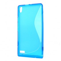 Funda Mooster Huawei Ascend P6 azul tpu