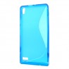 Funda Mooster Huawei Ascend P6 azul tpu