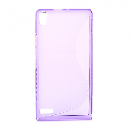 Funda Mooster Huawei Ascend P6 lila tpu
