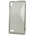 Funda Mooster Huawei Ascend P6 gris tpu