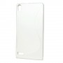 Funda Mooster Huawei Ascend P6 blanca tpu