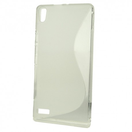 Funda Mooster Huawei Ascend P6 transparente tpu