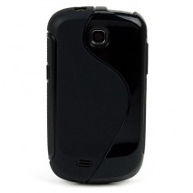 Funda Mooster Samsung S5570 Galaxy mini negra tpu