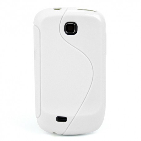 Funda Mooster Samsung S5570 Galaxy Mini blanca tpu