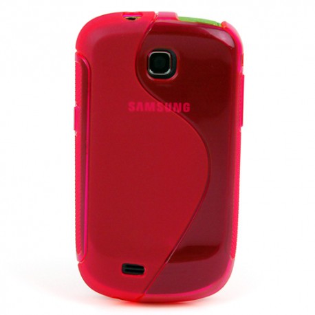 Funda Mooster Samsung S5570 Galaxy Mini rosa tpu