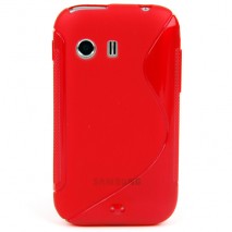 Funda Mooster Samsung S5360 Galaxy Y roja tpu