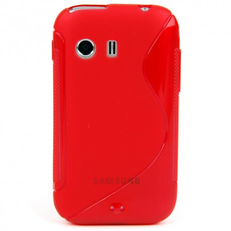 Funda Mooster Samsung S5360 Galaxy Y roja tpu