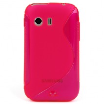 Funda Mooster Samsung S5360 Galaxy Y rosa tpu