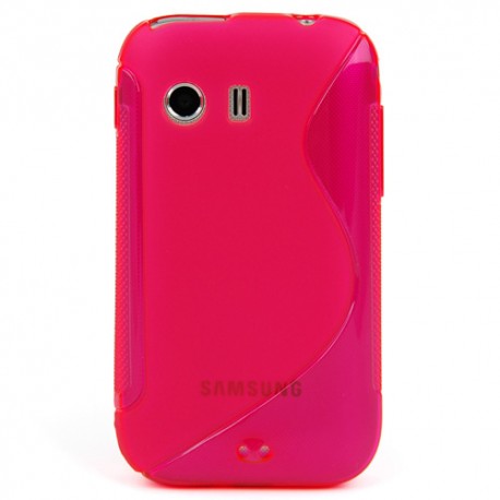 Funda Mooster Samsung S5360 Galaxy Y rosa tpu
