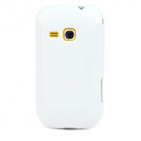 Funda Mooster Samsung Galaxy Mini 2 S6500 blanca tpu