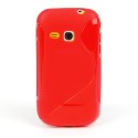 Funda Mooster Samsung Galaxy Mini 2 S6500 roja tpu