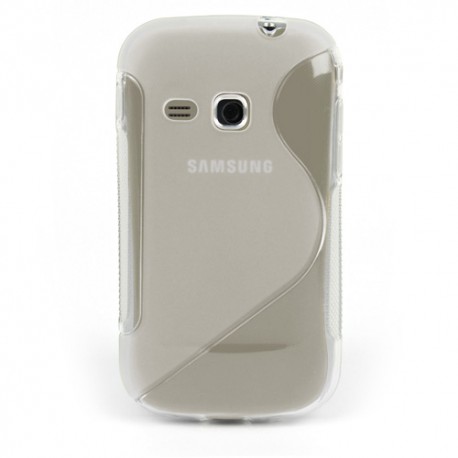 Funda Mooster Samsung  Galaxy Mini 2 S6500 transparente tpu
