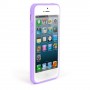 Carcasa Mooster iPhone 5 lila transparente