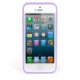 Carcasa Mooster iPhone 5 lila transparente