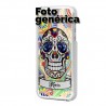 Carcasa Crystal Colección Skull Fancy Samsung Galaxy S6 Edge Azul Moxie