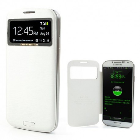 Funda con bateria incorporada 1500 mAh Samsung Galaxy S4 I9500 blanca