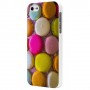Carcasa Bumper Blanco Colección Sweet Macarons Iphone 5 Moxie