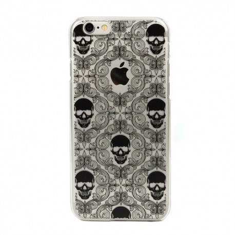 Carcasa Plexiglass Colección Skull Multiple Negro Iphone 6 Moxie