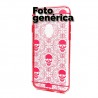 Carcasa Plexiglass Colección Skull Multiple Fucsia Samsung Galaxy S6 Edge